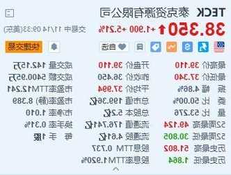 美股異動(dòng)丨泰克資源漲5.2% 嘉能可擬收購(gòu)其冶金煤業(yè)務(wù)多數(shù)股權(quán)